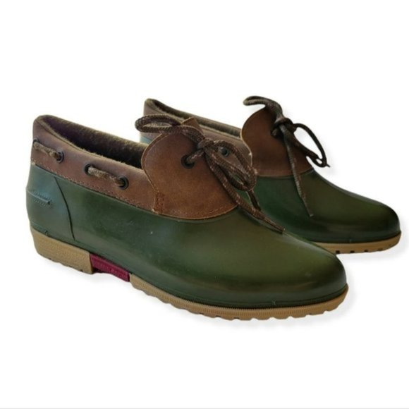 Vintage Shoes Vintage Rubber Slip On Duck Ankle Boots Poshmark